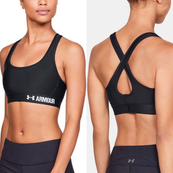 Under Armour Women’s Armour Crossback Sports Bra - Picture 2 of 12